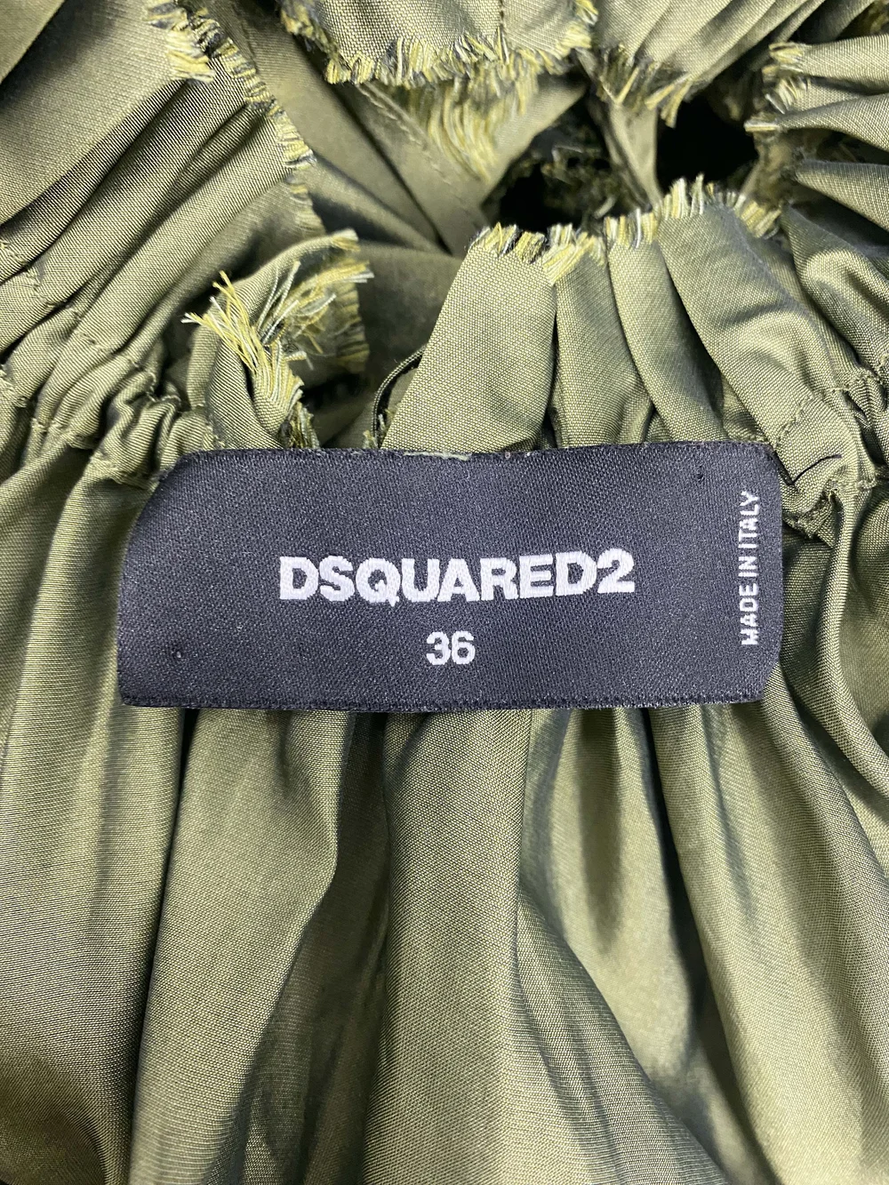 Dsquared2 S/S 2019 drawstring parachute gown — JAMES VELORIA